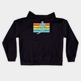 Downhill Skiing Kids Hoodie